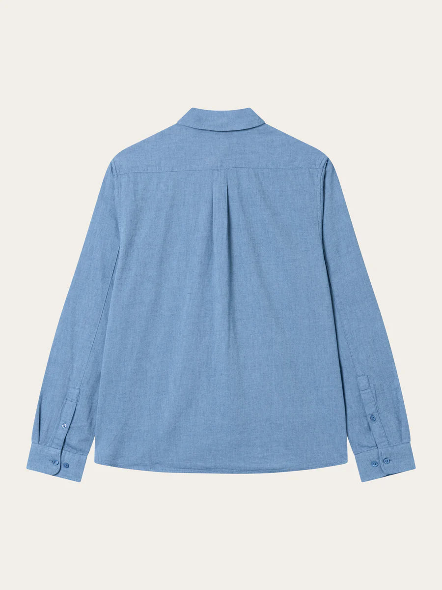 Regular fit melange Flannel Shirt