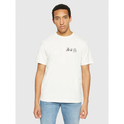 Regular fit owl trip chest print t-shirt