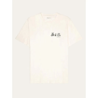 Regular fit owl trip chest print t-shirt