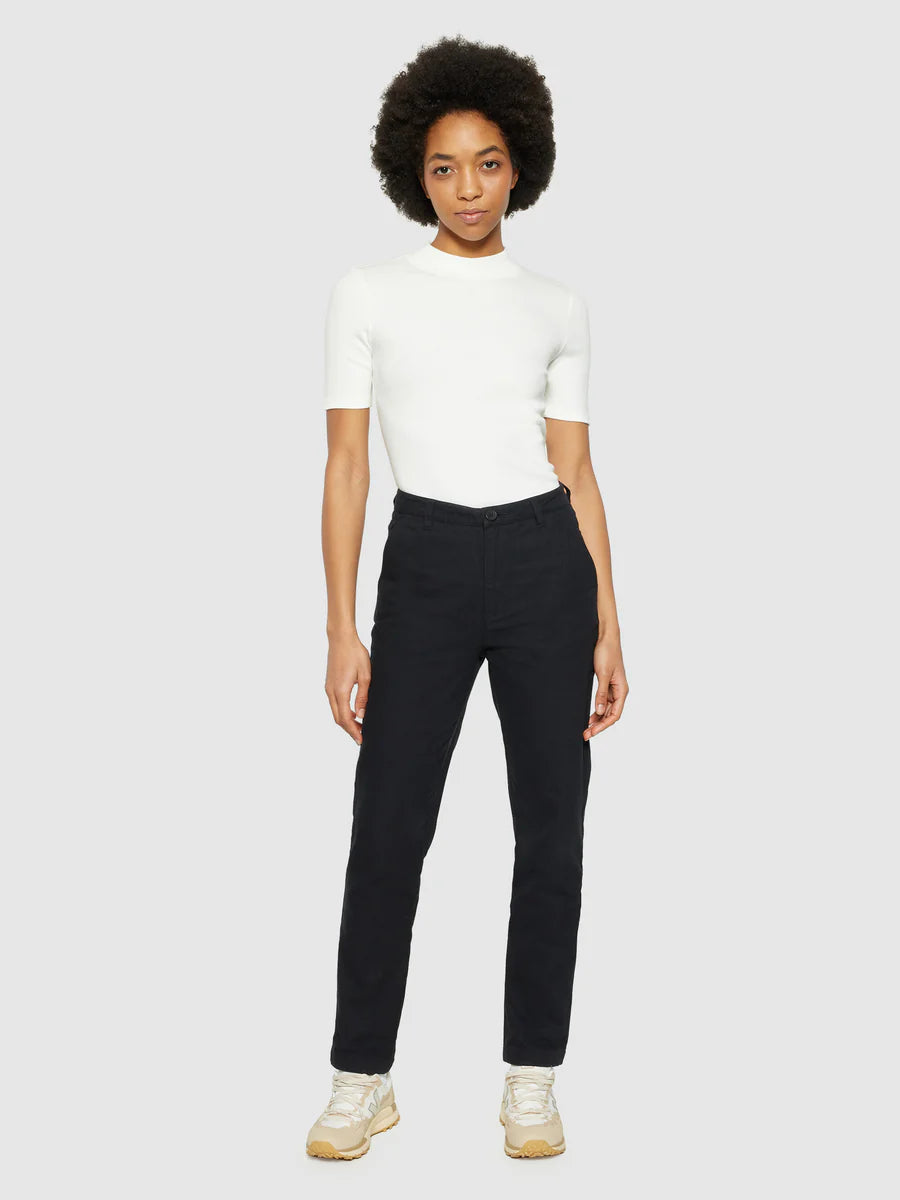KnowledgeCotton Organic Damen Cotton High Neck Rib