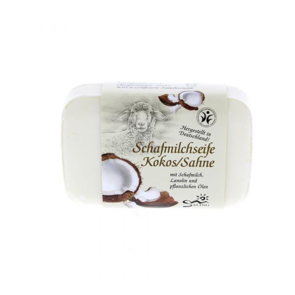 Saling Schafmilchseife Kokos-Sahne, 100g