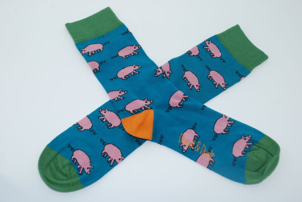 Doris & Dude Bamboo Socks Schweinchen, Damen