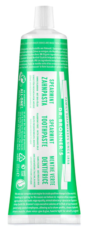 Dr. Bronners Zahnpasta Spearmint / 105ml