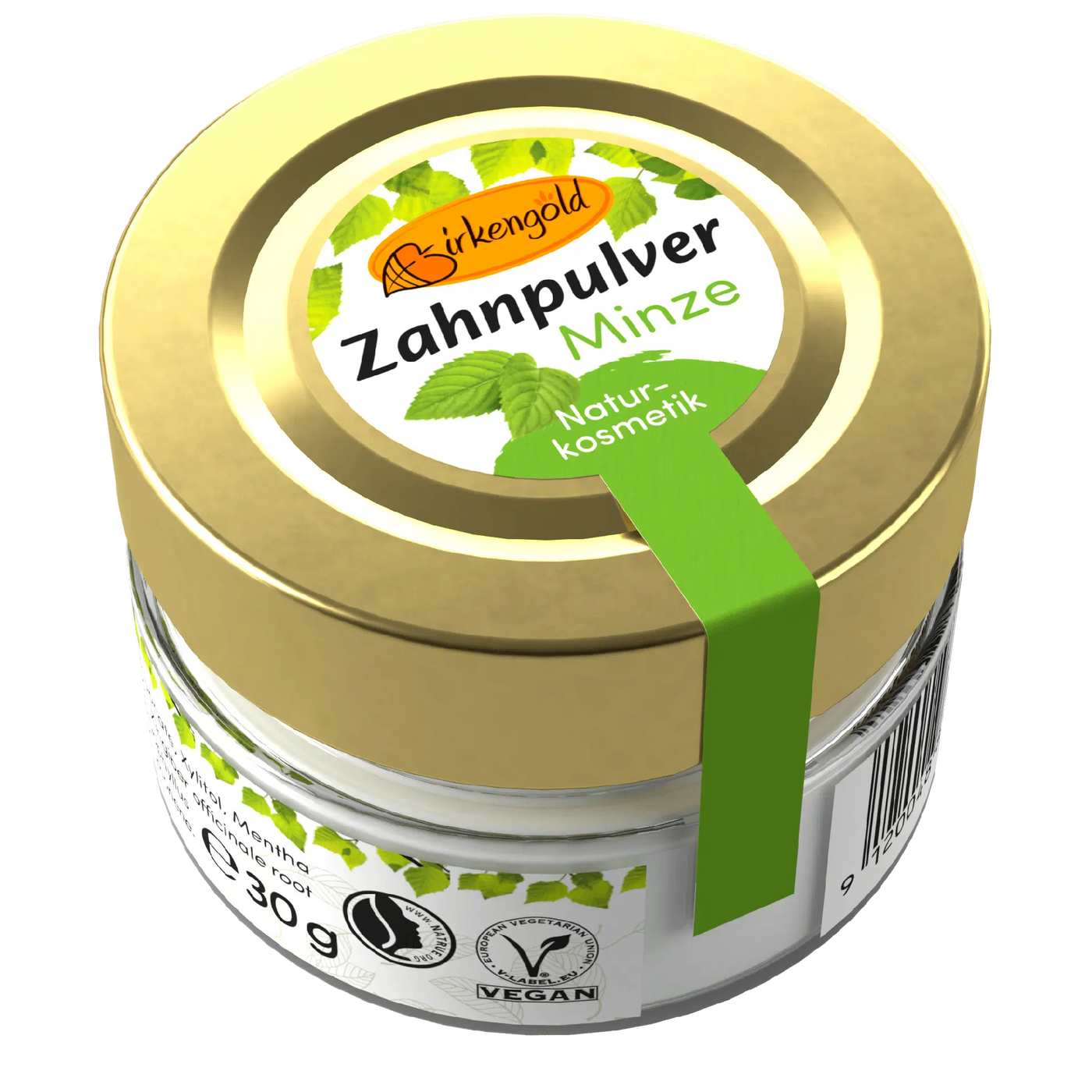 Birkengold Zahnpulver Minze 30g