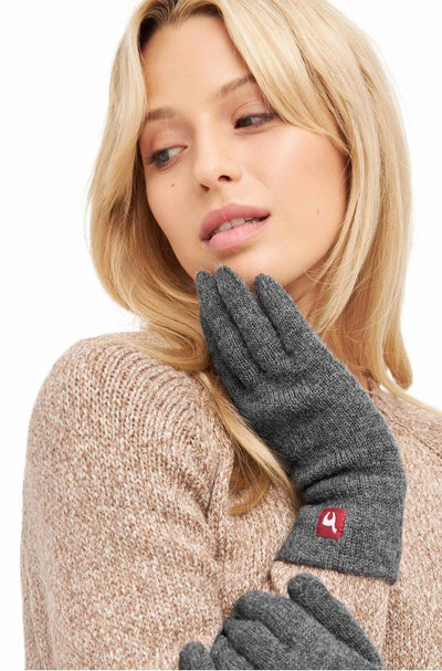 Alpaka Uni Fingerhandschuhe