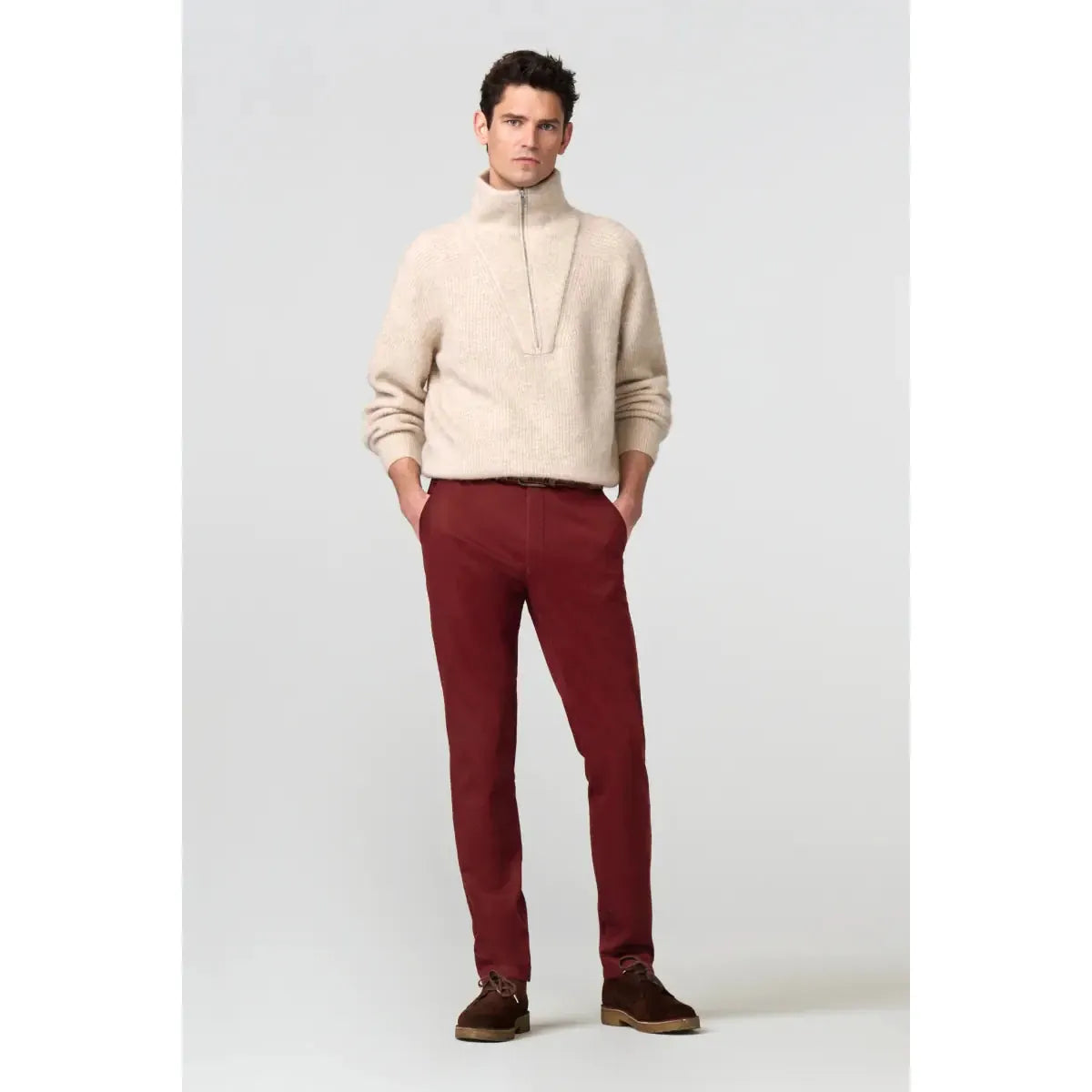 MEYER HOSEN Deluxe Chino Bio-BW-Cashmere