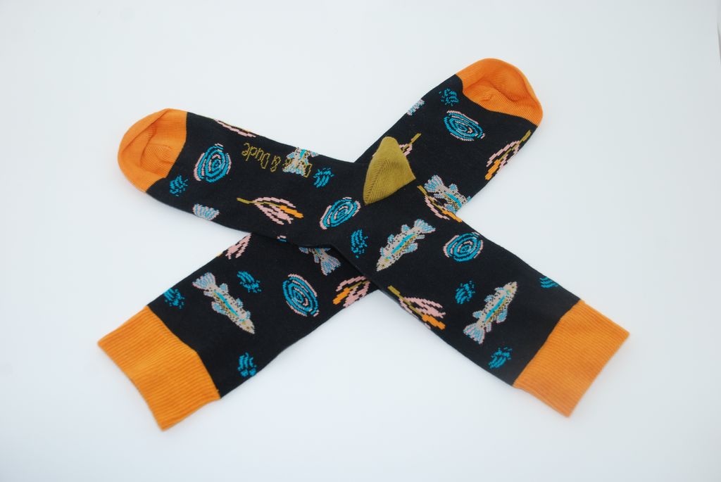 Doris & Dude Bamboo Socks Black Fisch