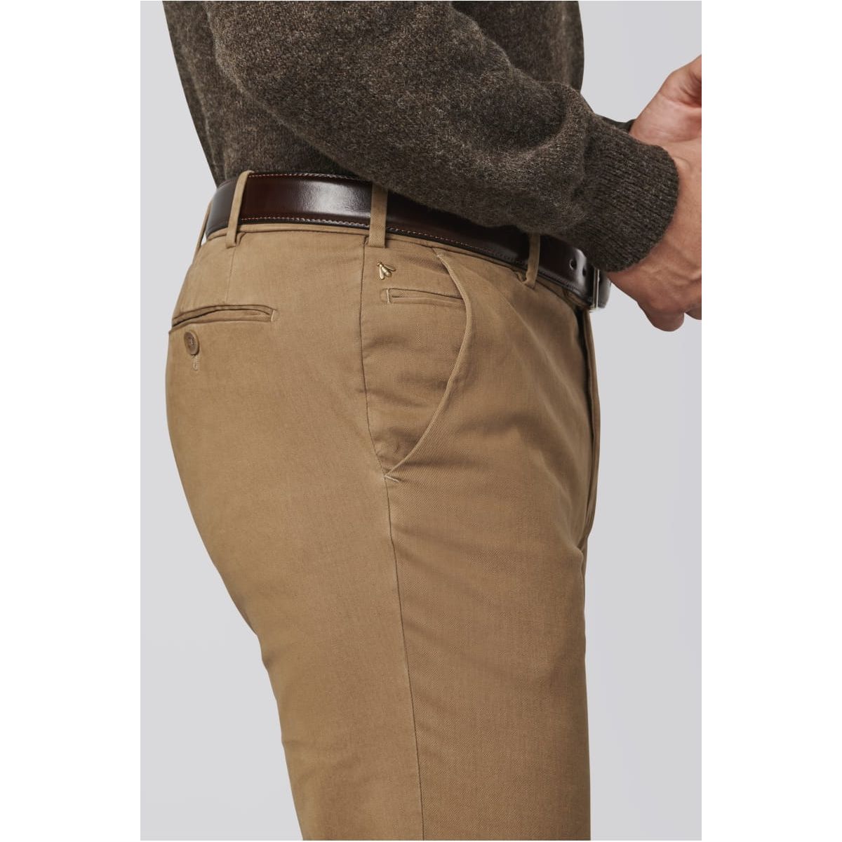 MEYER HOSEN Stretch Leather Belt