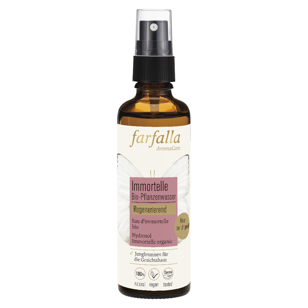 Farfalla Bio-Pflanzenwasser Immortelle / regenerierend / 75ml