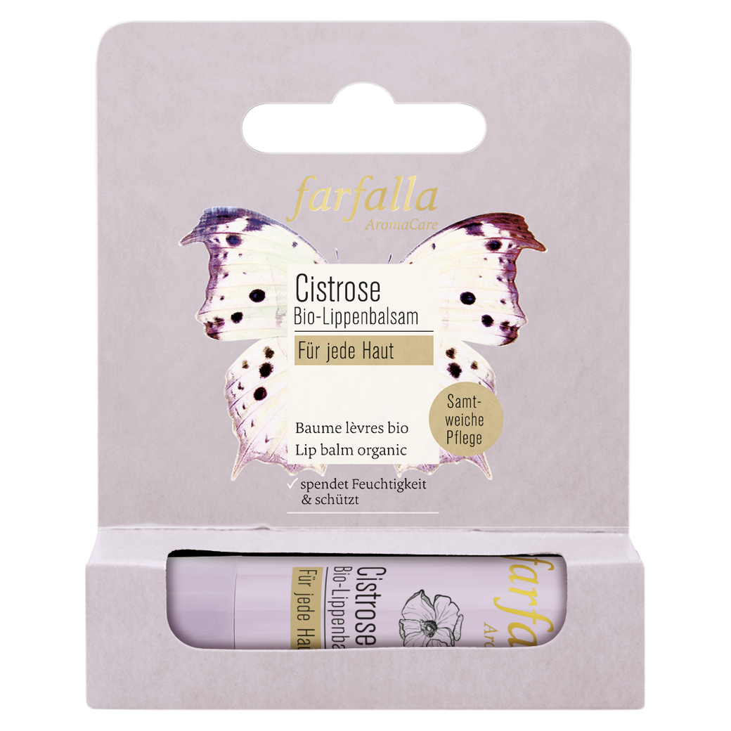 Farfalla Cistrose Lippenbalsam