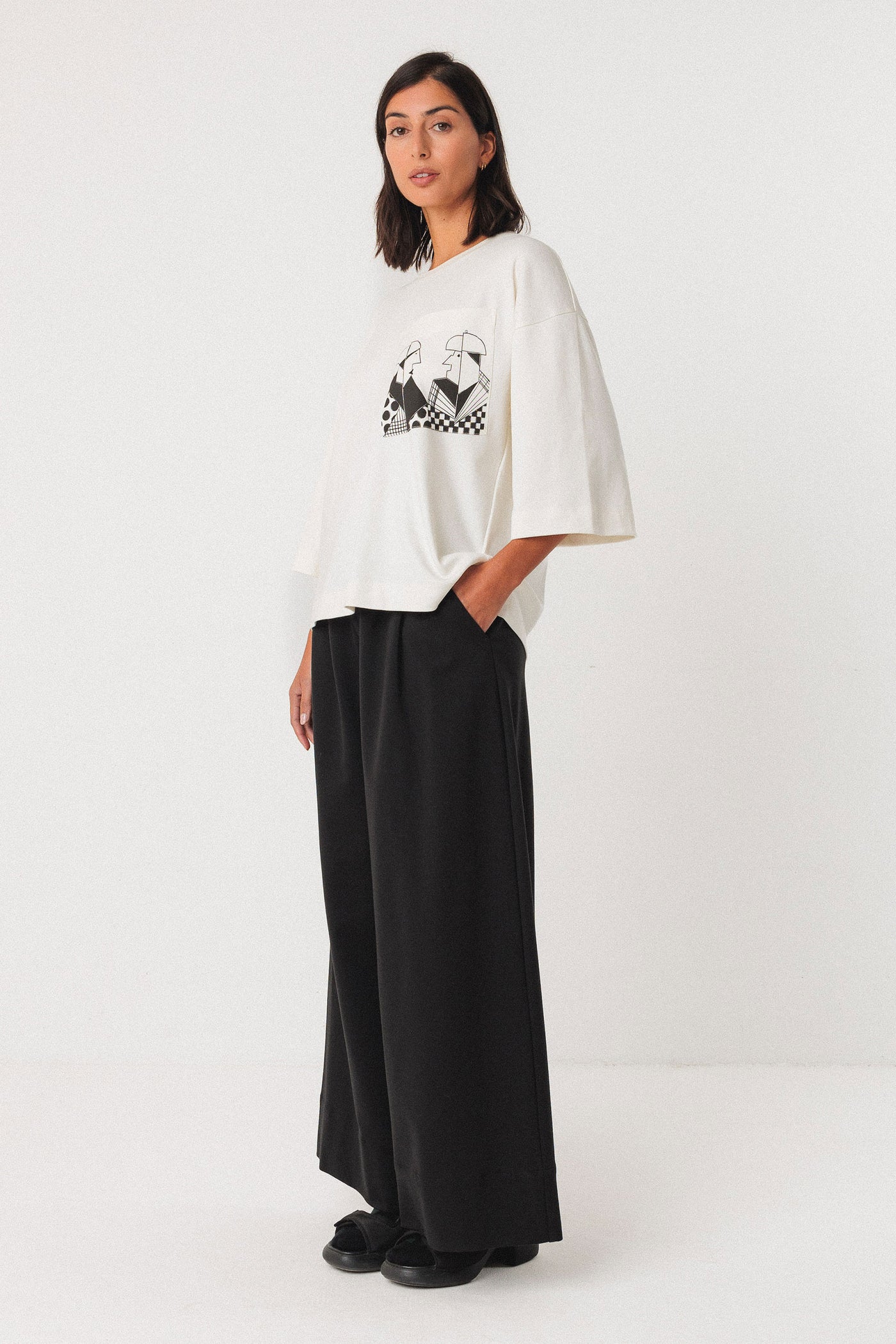 SKFK HENDAIA-GOTS T-SHIRT