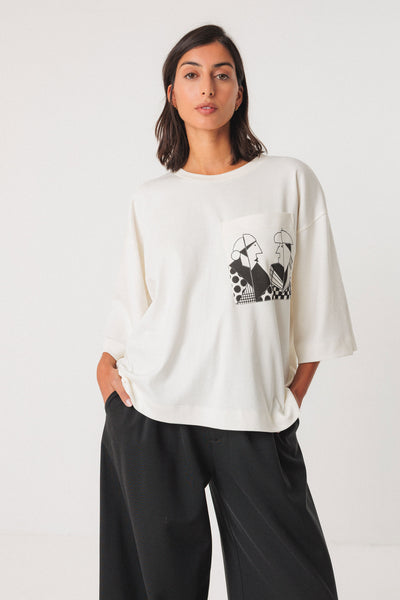 SKFK HENDAIA-GOTS T-SHIRT