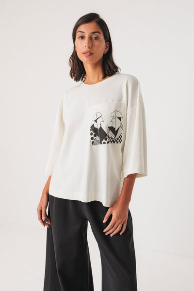 SKFK HENDAIA-GOTS T-SHIRT