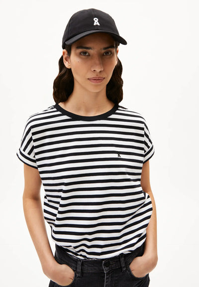ARMEDANGELS IDAARA STRIPES T-SHIRT LOOSE FIT