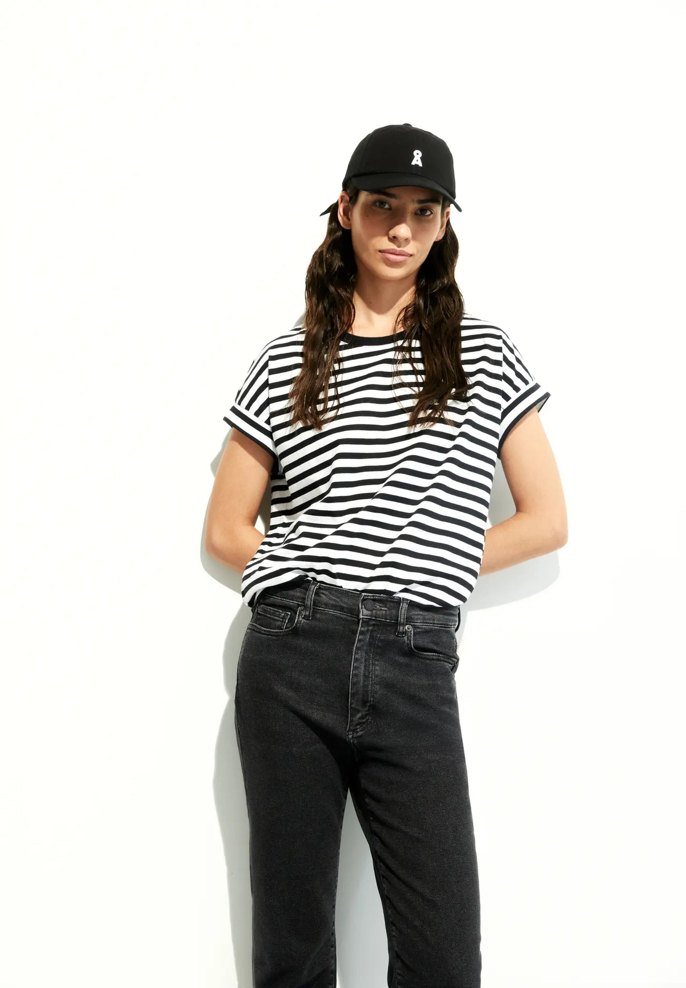 ARMEDANGELS IDAARA STRIPES T-SHIRT LOOSE FIT