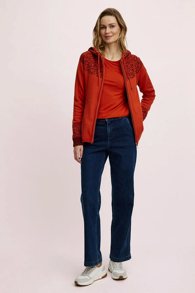 Tranquillo Jaquard-Strickjacke