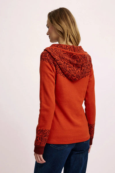 Tranquillo Jaquard-Strickjacke
