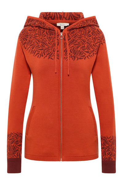 Tranquillo Jaquard-Strickjacke