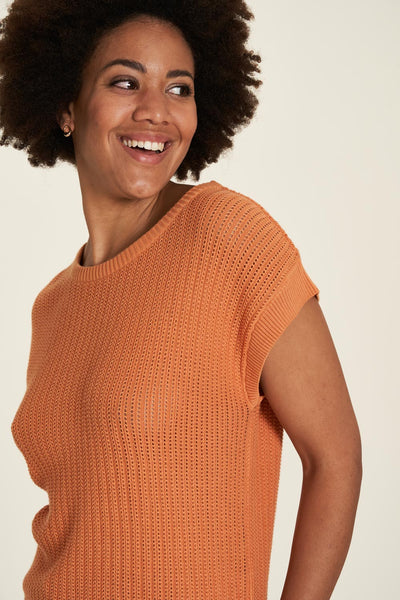 Lockeres Strick-Shirt
