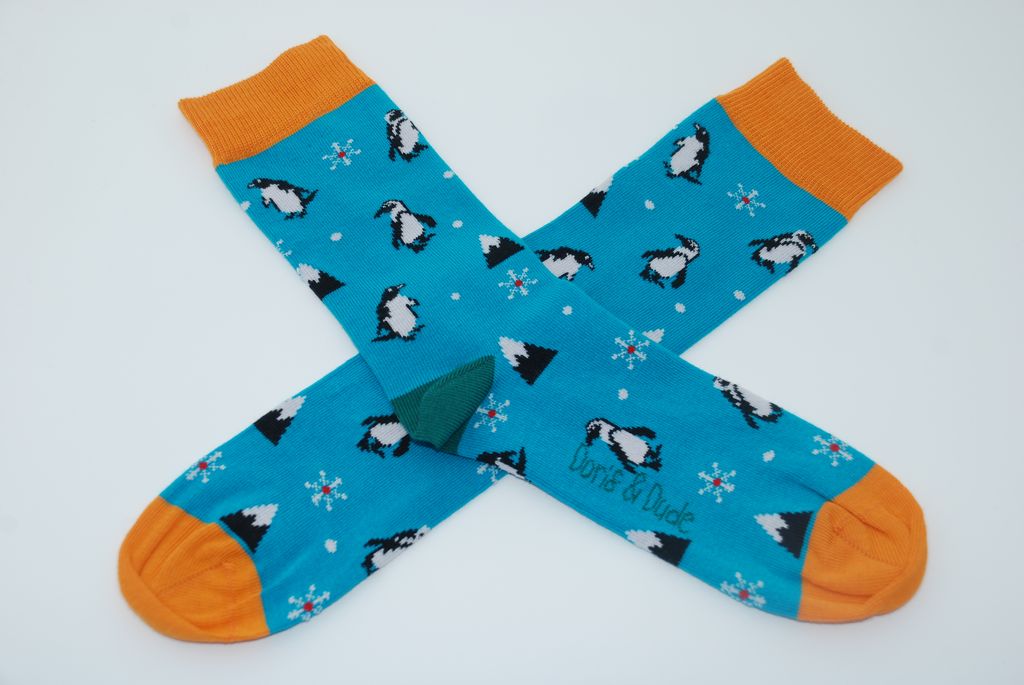 Doris & Dude Bamboo Socks Pinguin, Damen