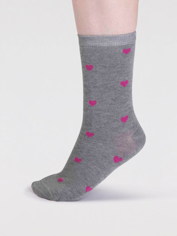 thought Haddie Bamboo Love Heart  Socks