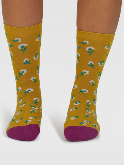 thought Mapel Bamboo Floral  Socks