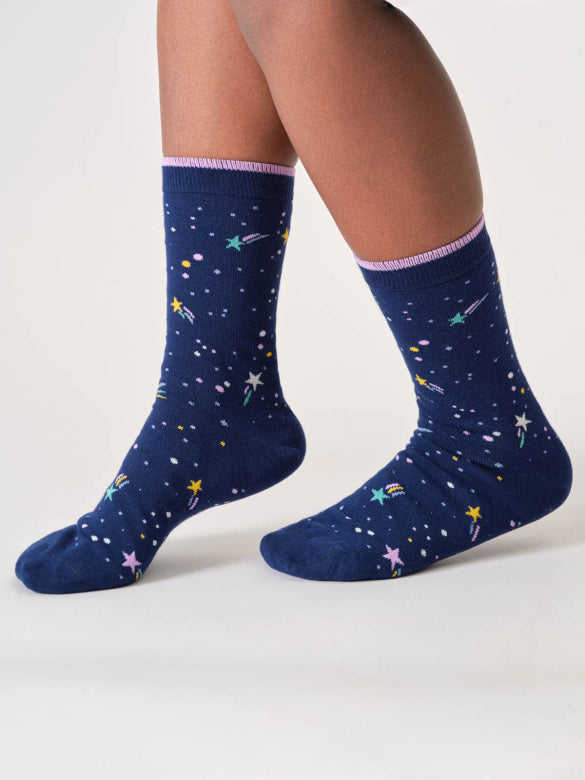 Thought Socks Womens Stars And Moons