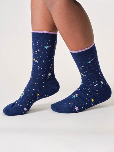 Thought Socks Womens Stars And Moons