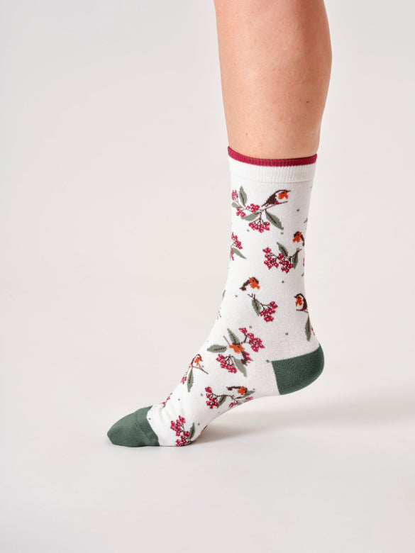 Thought Socks Womens Winter Robin
