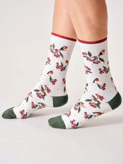 Thought Socks Womens Winter Robin