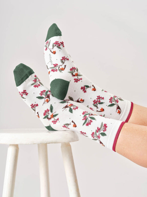 Thought Socks Womens Winter Robin