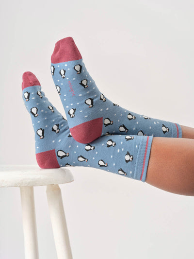 Thought Socks Womens Snowy Penguin