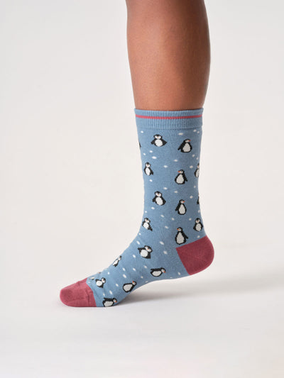 Thought Socks Womens Snowy Penguin