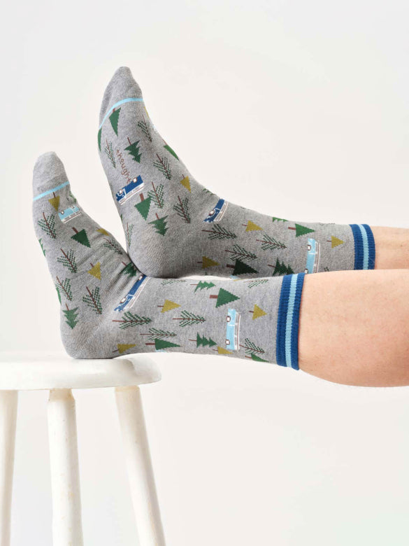 Thought Socks Mens Camper Van