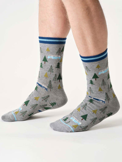 Thought Socks Mens Camper Van