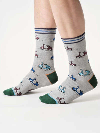 Thought Socks Mens Speedy Scooter