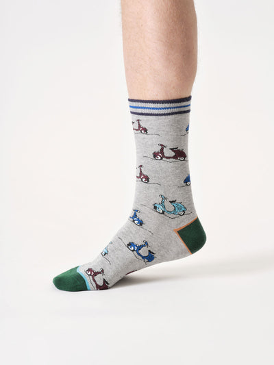 Thought Socks Mens Speedy Scooter