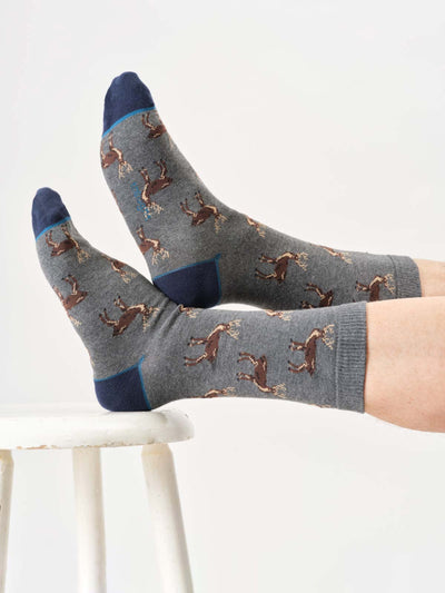 Thought Socks Mens Woodland Stag
