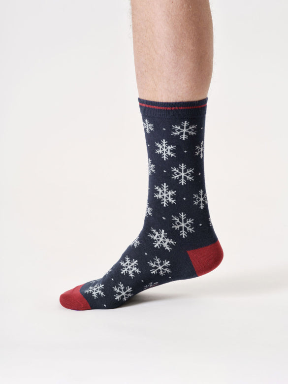 Thought Socks Mens Snowflake