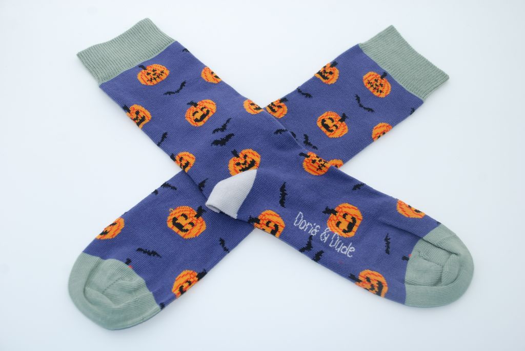 Doris & Dude Bamboo Socks Purple Pumkin