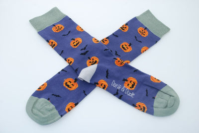 Doris & Dude Bamboo Socks Purple Pumkin
