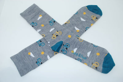 Doris & Dude Merino Socks Bikes