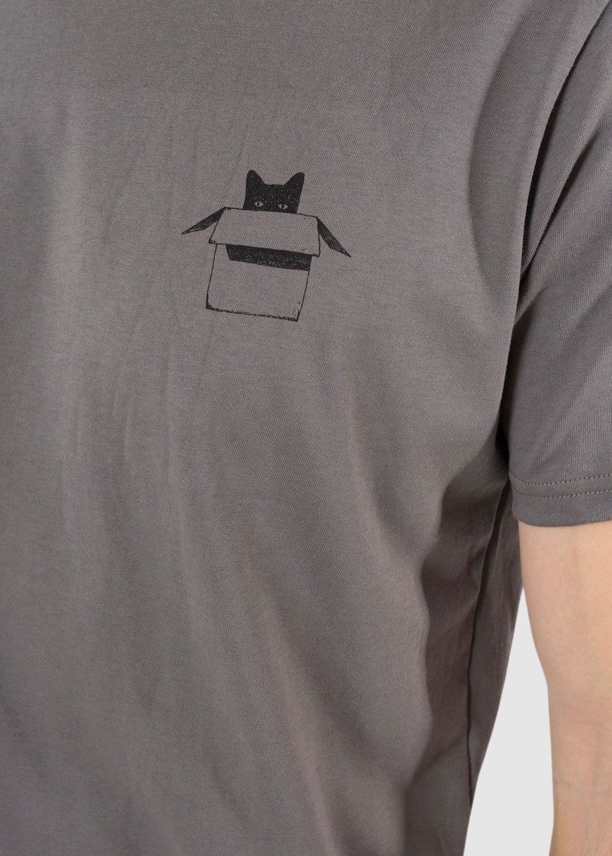 Zerum Julian Men-T-Shirt Cat in the box