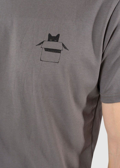 Zerum Julian Men-T-Shirt Cat in the box