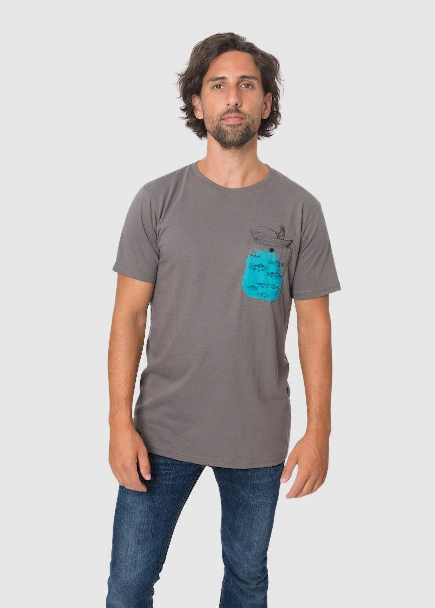 Zerum Julian Men-T-Shirt Fischer