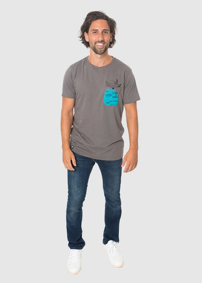 Zerum Julian Men-T-Shirt Fischer