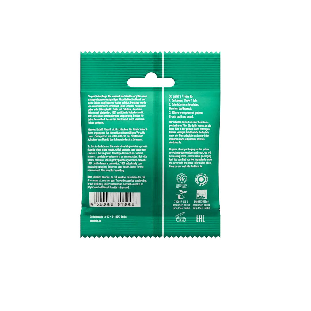 Denttabs Zahnputztabletten mit Fluorid
