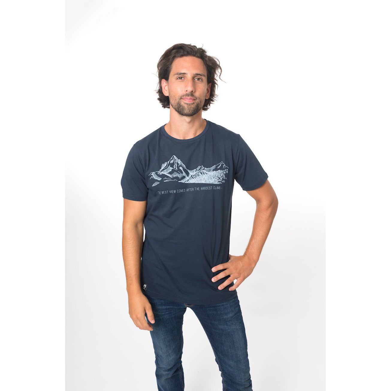 Basic navy Climb Organic Cotton