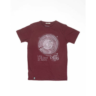 Basic bordeaux Platte Organic Cotton