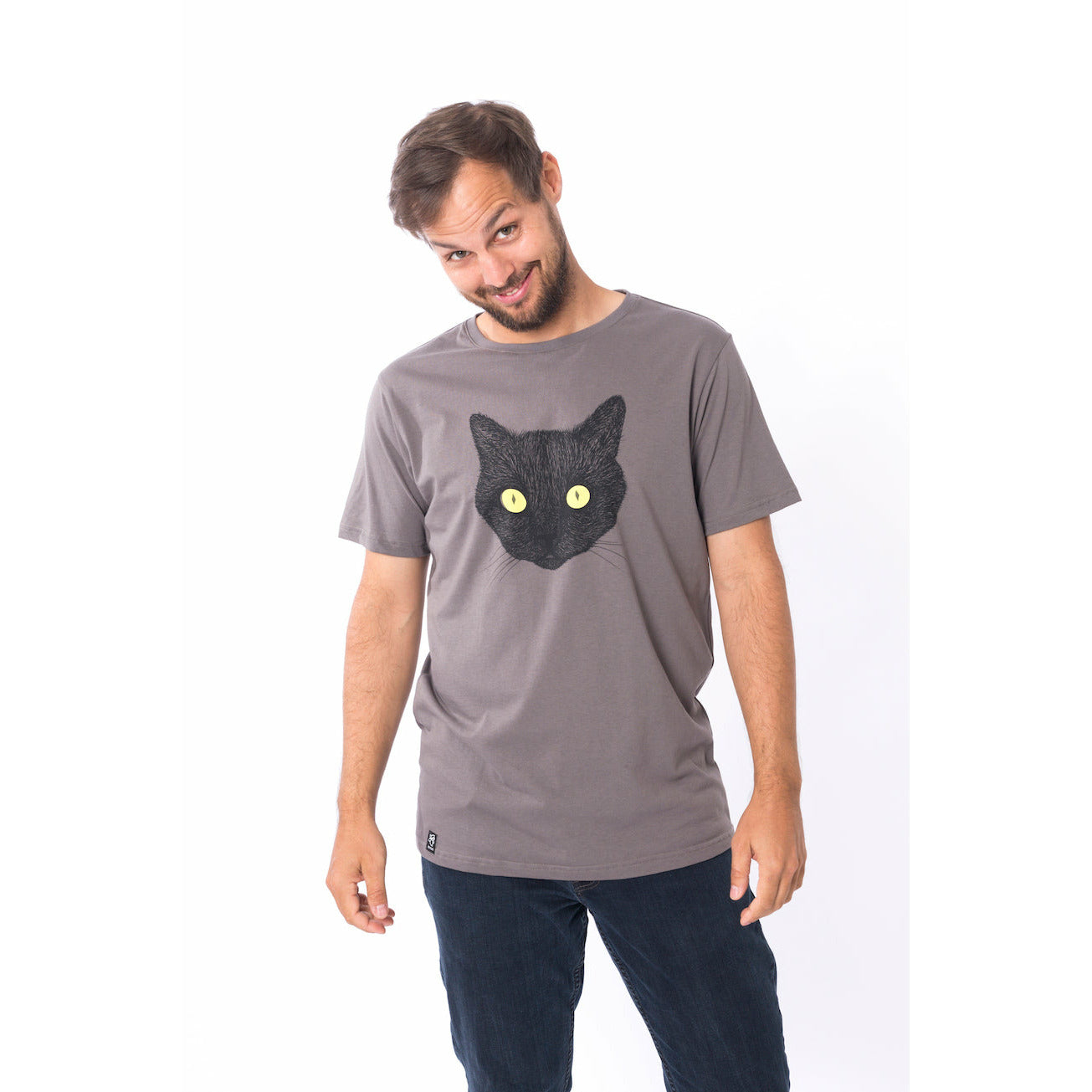 T-Shirt Basic Cat Eyes Stone